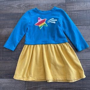 Hanna Andersson//Size 110 (5) -Appliqué Dress in French Terry -SOLD